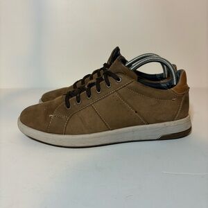 Florsheim Men's Crossover Lace to Toe casual Sneaker brown leather Shoes Sz 8.5M